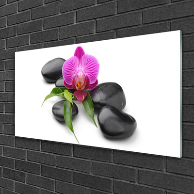 Quadro acrílico Arte em Pedras de Flores