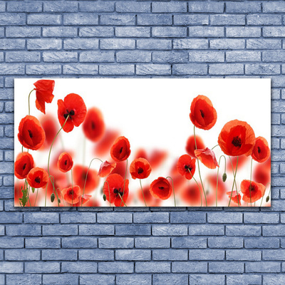 Pintura acrílica Papoulas Plantam Natureza