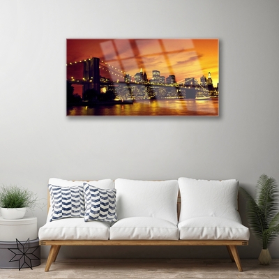 Quadro acrílico Arquitetura de pontes