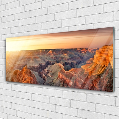 Quadro acrílico Paisagem de montanhas