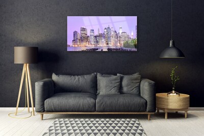 Quadro acrílico Casas da Cidade