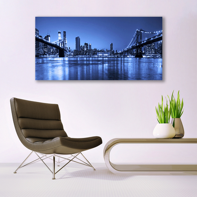 Quadro acrílico Arquitetura da Ponte da Cidade