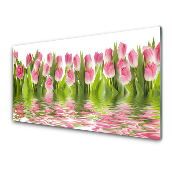 Pintura acrílica Tulipas Plantam Natureza
