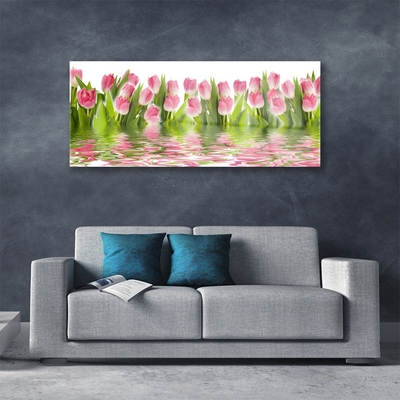 Pintura acrílica Tulipas Plantam Natureza