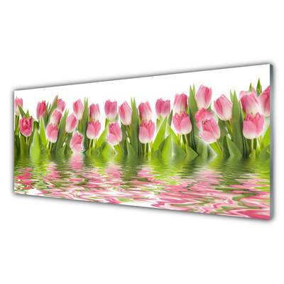 Pintura acrílica Tulipas Plantam Natureza
