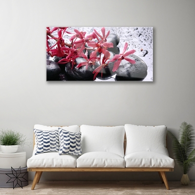 Quadro acrílico Arte em Pedras de Flores