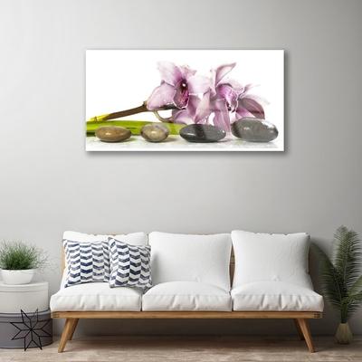 Quadro acrílico Planta de pedras de flores