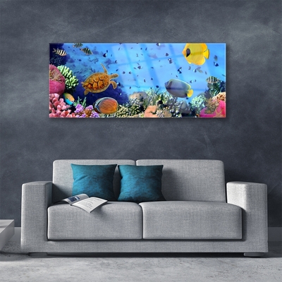 Pintura acrílica Natureza dos recifes de corais