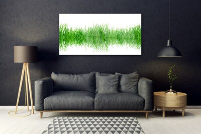 Quadro acrílico Natureza da planta grama