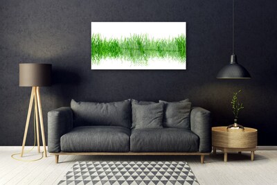 Quadro acrílico Natureza da planta grama