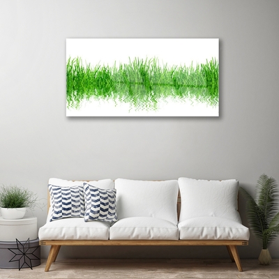 Quadro acrílico Natureza da planta grama
