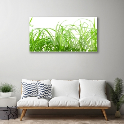 Pintura acrílica Natureza da planta grama
