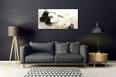 Quadro acrílico Linda flor de orquídea