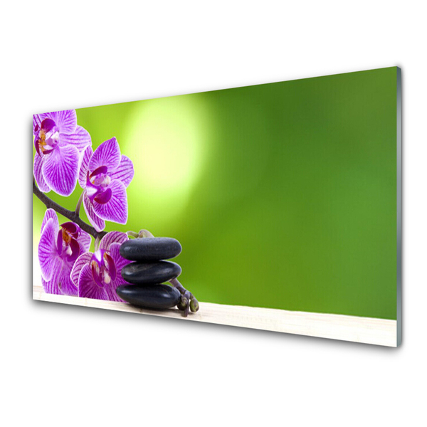 Quadro acrílico Orquídeas Flores Verdes