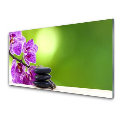 Quadro acrílico Orquídeas Flores Verdes