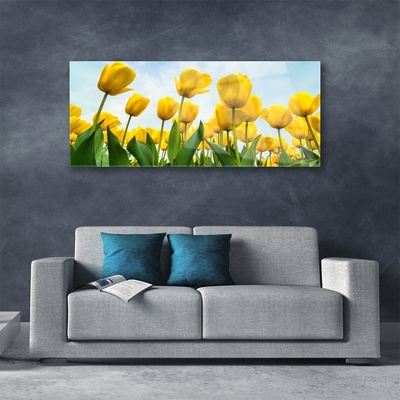 Pintura acrílica Tulipas Flores Planta