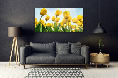 Pintura acrílica Tulipas Flores Planta