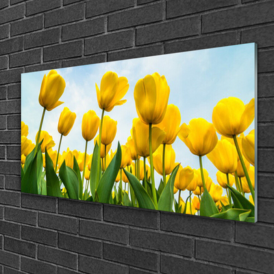 Pintura acrílica Tulipas Flores Planta