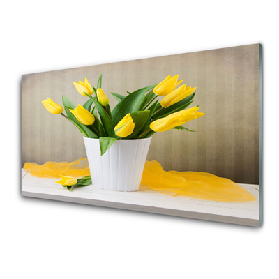 Quadro acrílico Tulipas Flores Planta