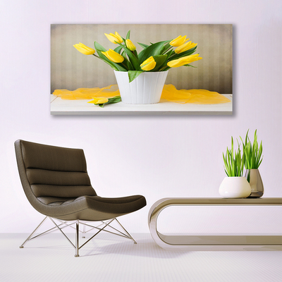 Quadro acrílico Tulipas Flores Planta