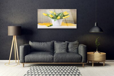 Quadro acrílico Tulipas Flores Planta