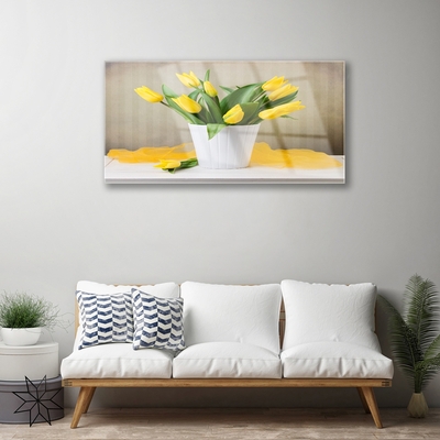Quadro acrílico Tulipas Flores Planta