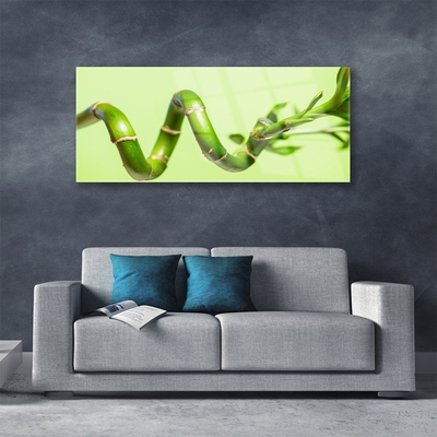 Pintura acrílica Natureza da planta de bambu