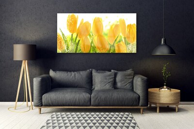 Pintura acrílica Tulipas Flores Planta