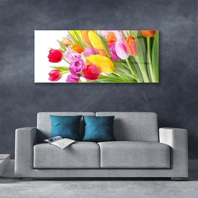 Pintura acrílica Tulipas Flores Planta