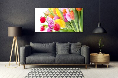 Pintura acrílica Tulipas Flores Planta