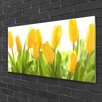 Pintura acrílica Tulipas Flores Planta