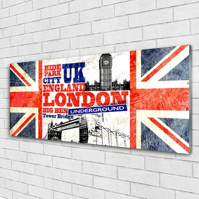Quadro acrílico Arte da Bandeira de Londres