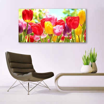 Quadro acrílico Tulipas Flores Planta