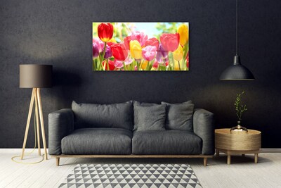 Quadro acrílico Tulipas Flores Planta