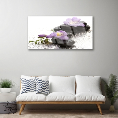 Quadro acrílico Arte em Pedras de Flores