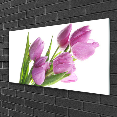Quadro acrílico Tulipas Flores Planta