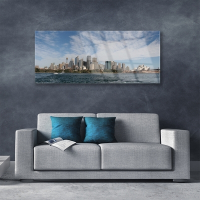 Quadro acrílico Casas City Sea Sydney