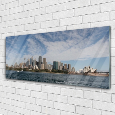 Quadro acrílico Casas City Sea Sydney
