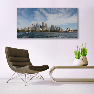 Quadro acrílico Casas City Sea Sydney