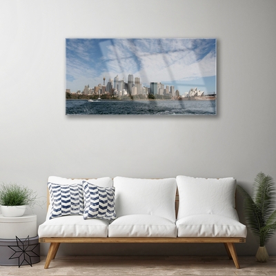 Quadro acrílico Casas City Sea Sydney