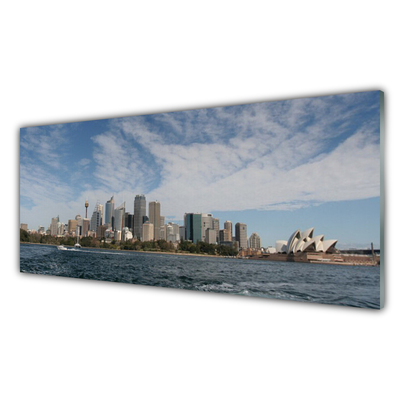 Quadro acrílico Casas City Sea Sydney
