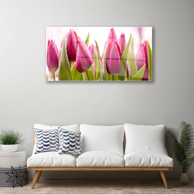 Quadro acrílico Tulipas Flores Planta