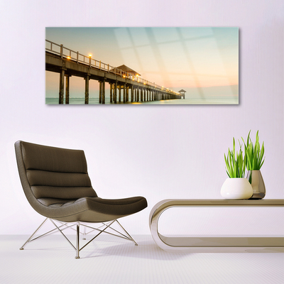 Quadro acrílico Arquitetura do Mar da Ponte