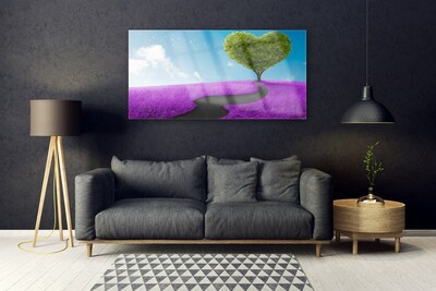 Quadro acrílico Caminho do Prado Árvore Natureza