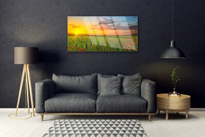 Quadro acrílico Sun Meadow Flores Natureza