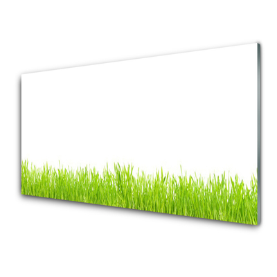 Pintura acrílica Natureza da planta grama