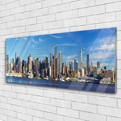 Quadro acrílico Arranha-céus Casas da Cidade