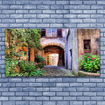 Pintura acrílica Beco Flores Casas Planta