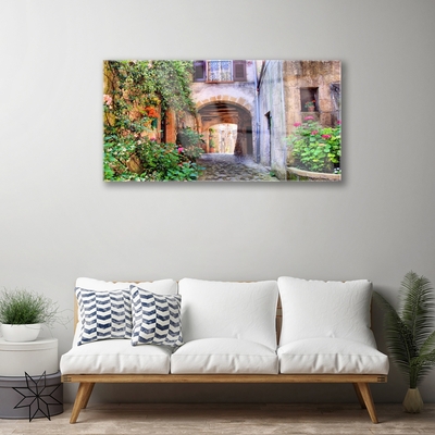 Pintura acrílica Beco Flores Casas Planta