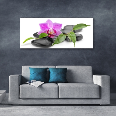 Pintura acrílica Arte de orquídeas florais